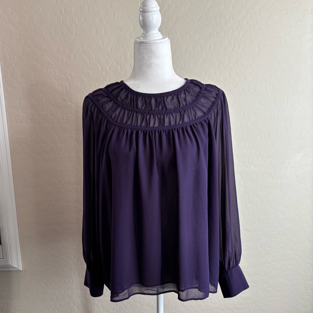 ANN TAYLOR 💜 Purple Blouse